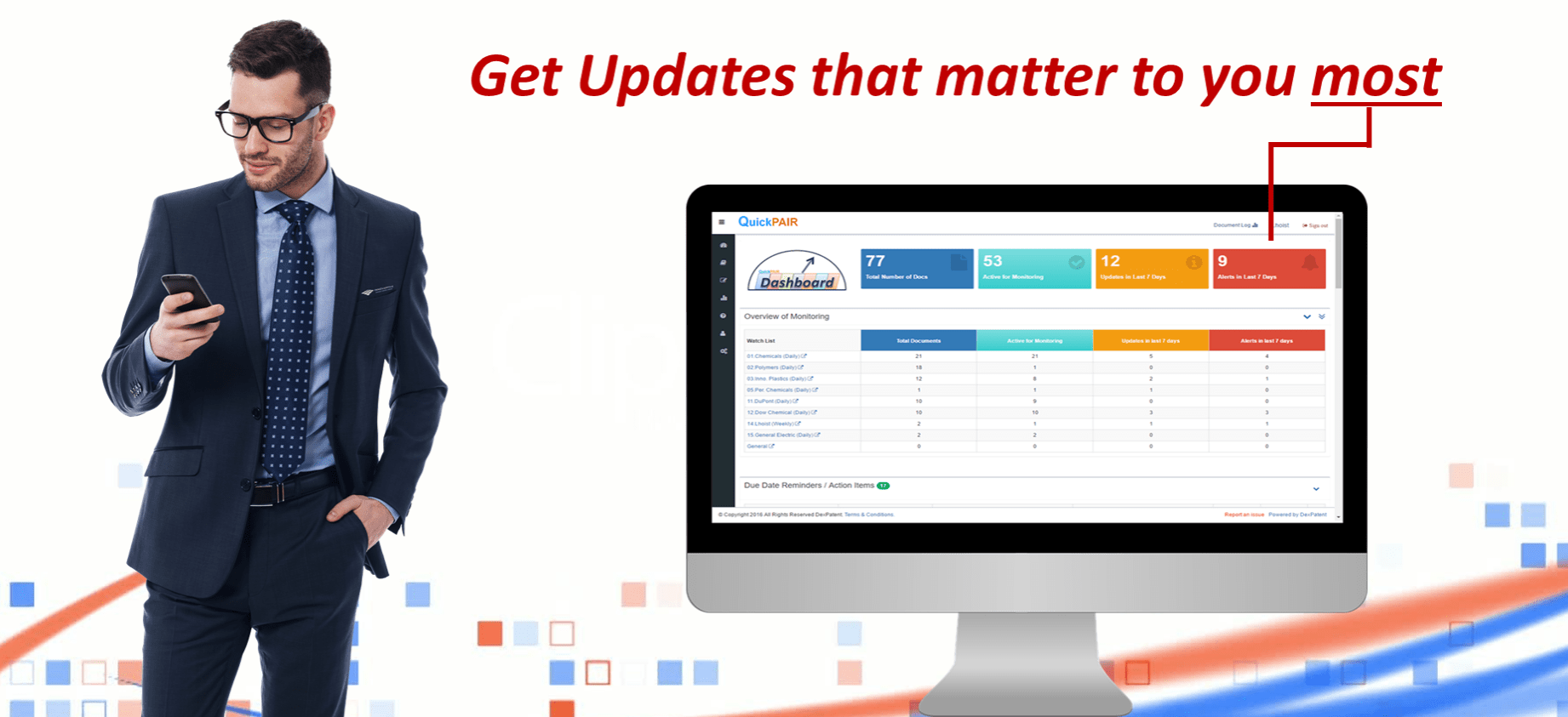 Patent Office
                                Actions Due Date Watching Monitoring